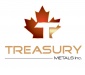 TREASURY METALS ANNOUNCES INCREASE TO PREVIOUSLY ANNOUNCED FLOW-THROUGH PP